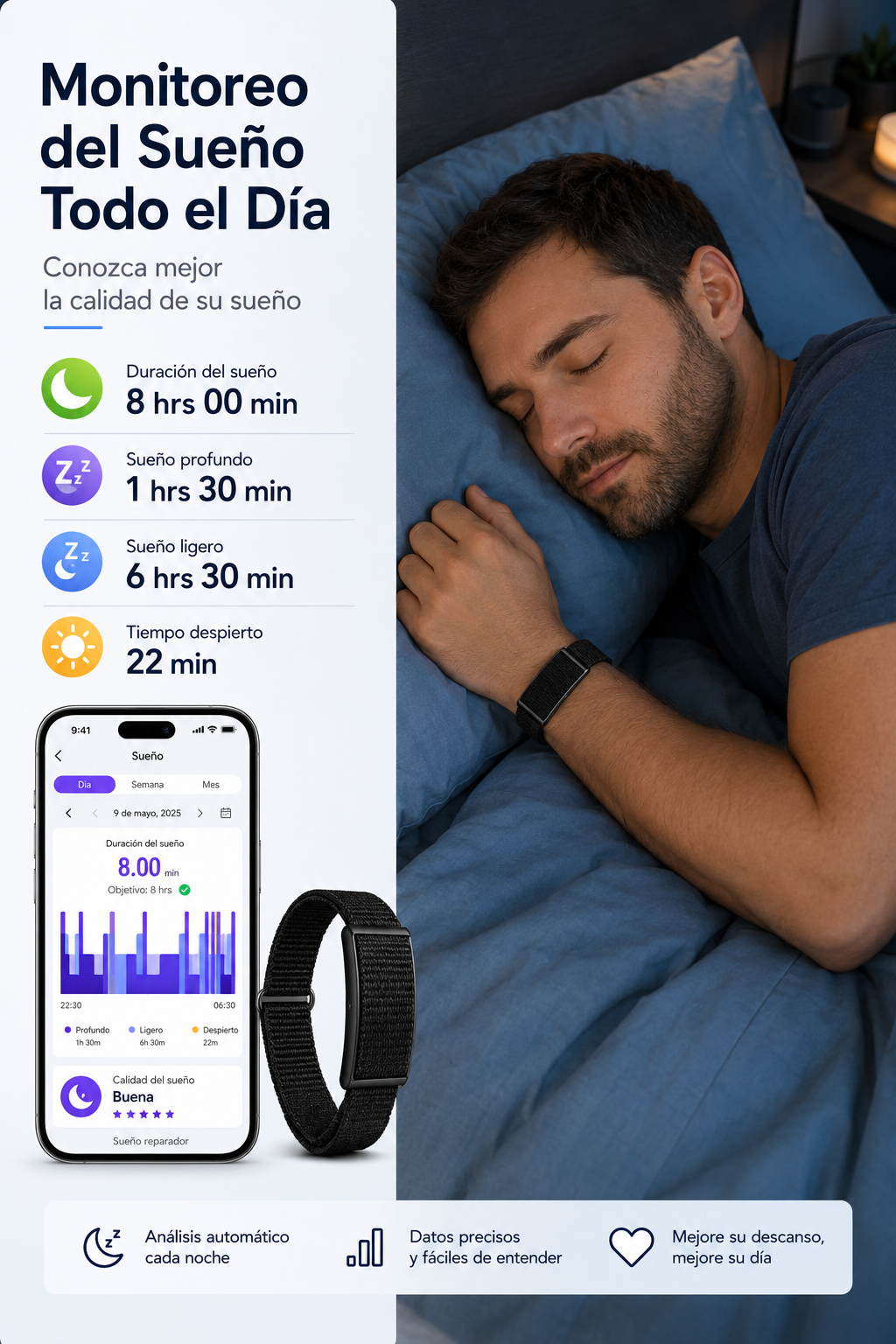 Brazalete inteligente de monitoreo de actividades físicas
