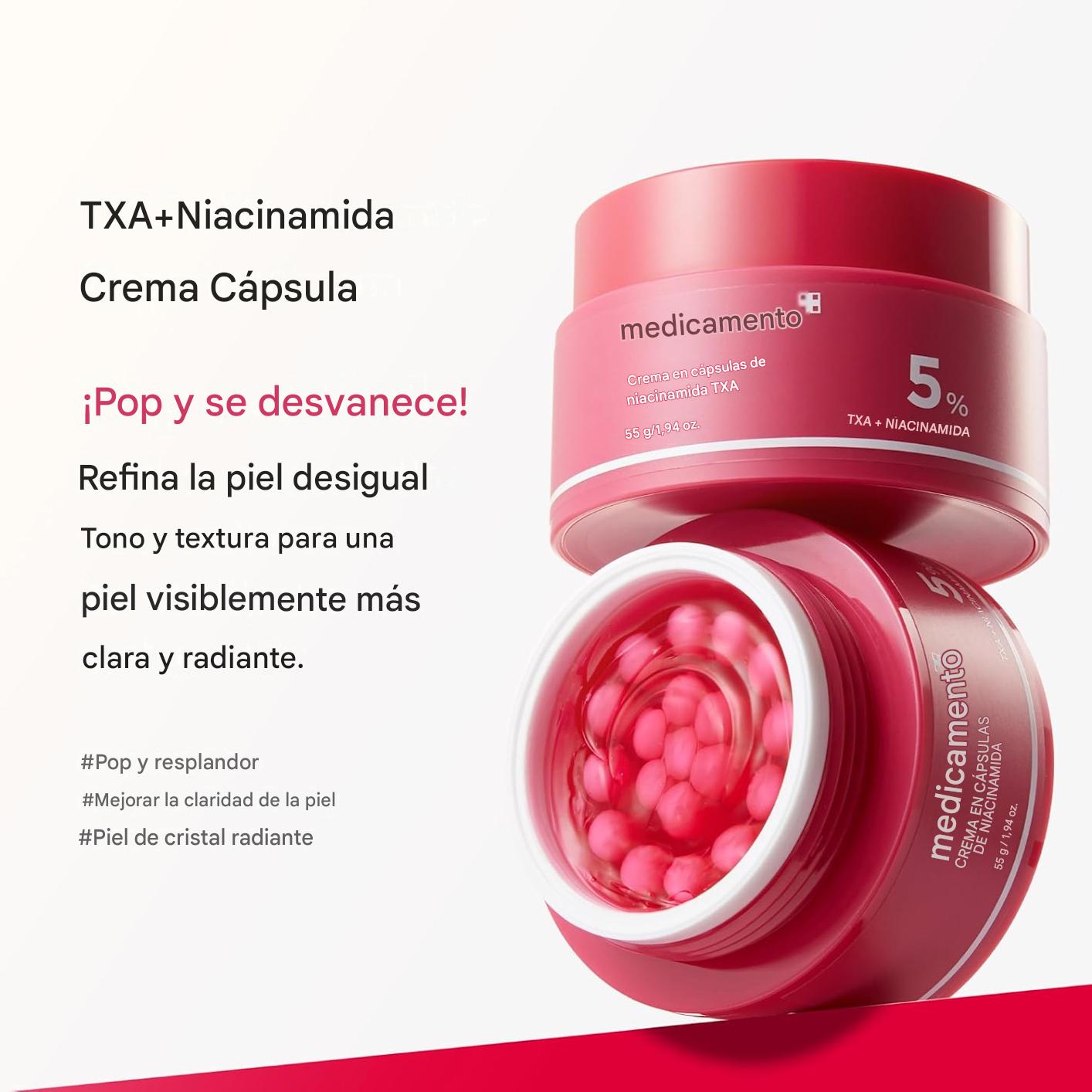 Crema de Cápsulas Herbales Medicube TXA + Niacinamida