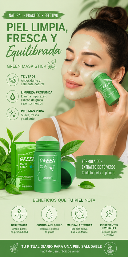 Mascarilla de te Verde y berengena