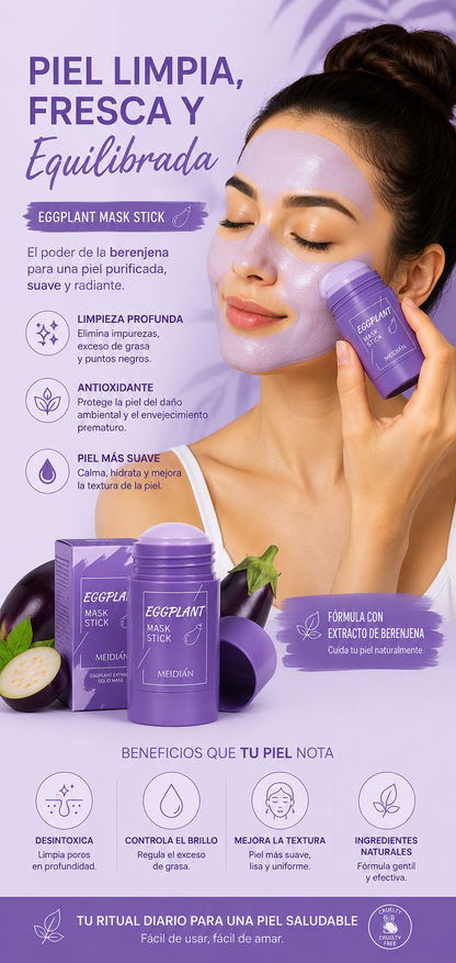Mascarilla de te Verde y berengena