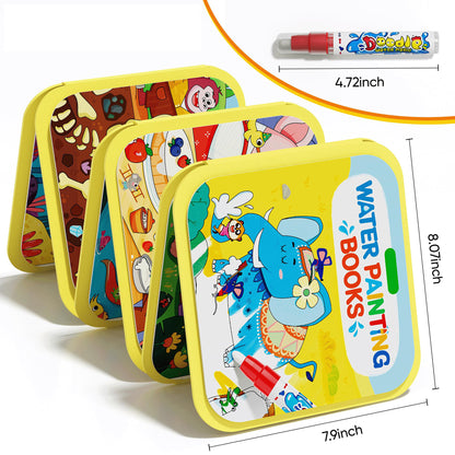 Libro Mágico de Agua para Colorear 3 unidades
