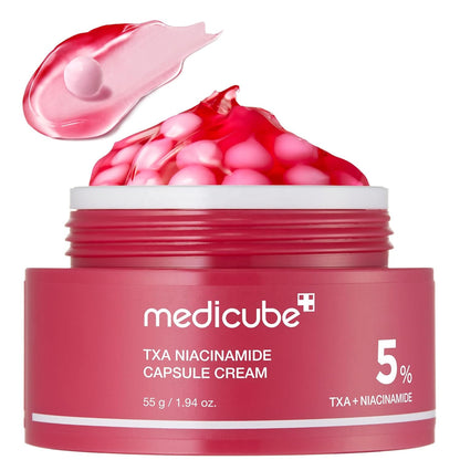 Crema de Cápsulas Herbales Medicube TXA + Niacinamida