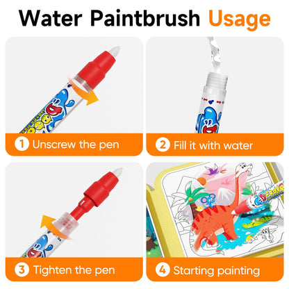 Libro Mágico de Agua para Colorear 3 unidades