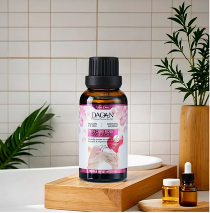 ACEITE DE MASAJE DE ROSA PARA EL CUIDADO DE LAS VENAS